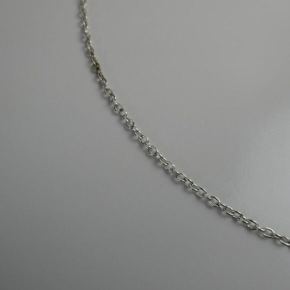 Green Owl 2" Pendant Silver Tone Chain Necklace Rhinestone Plus Size Friendly - Picture 7 of 12